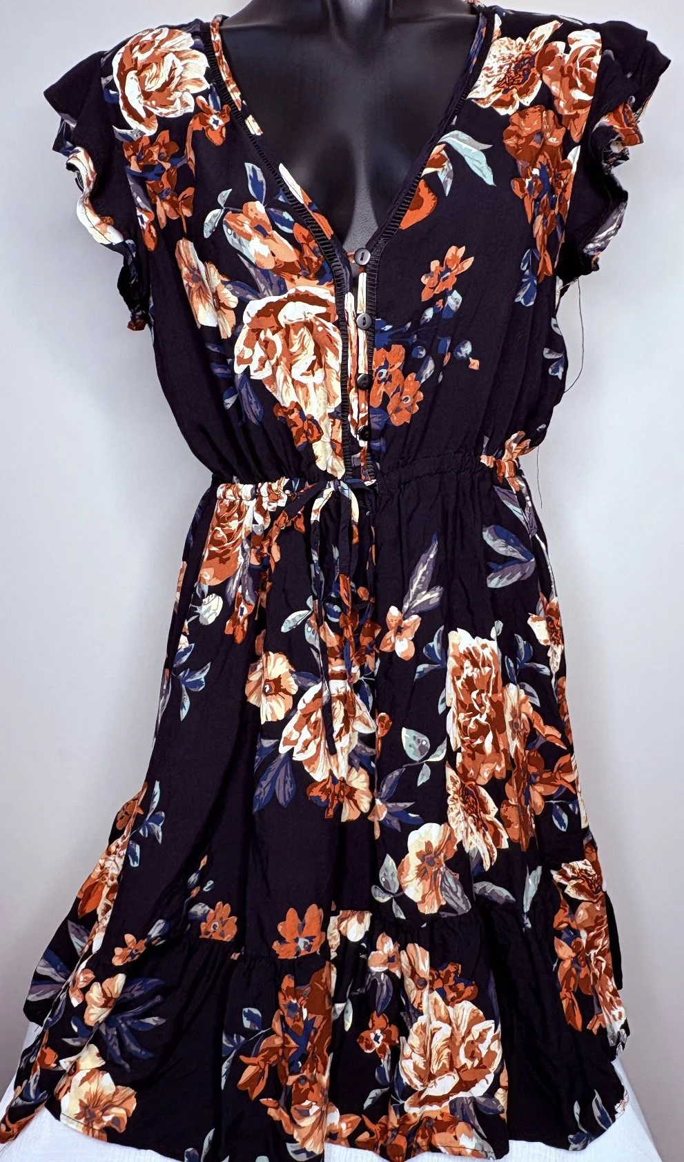 Black " St Frock" Skater Dress - Classic Smart Fit (Size 14)