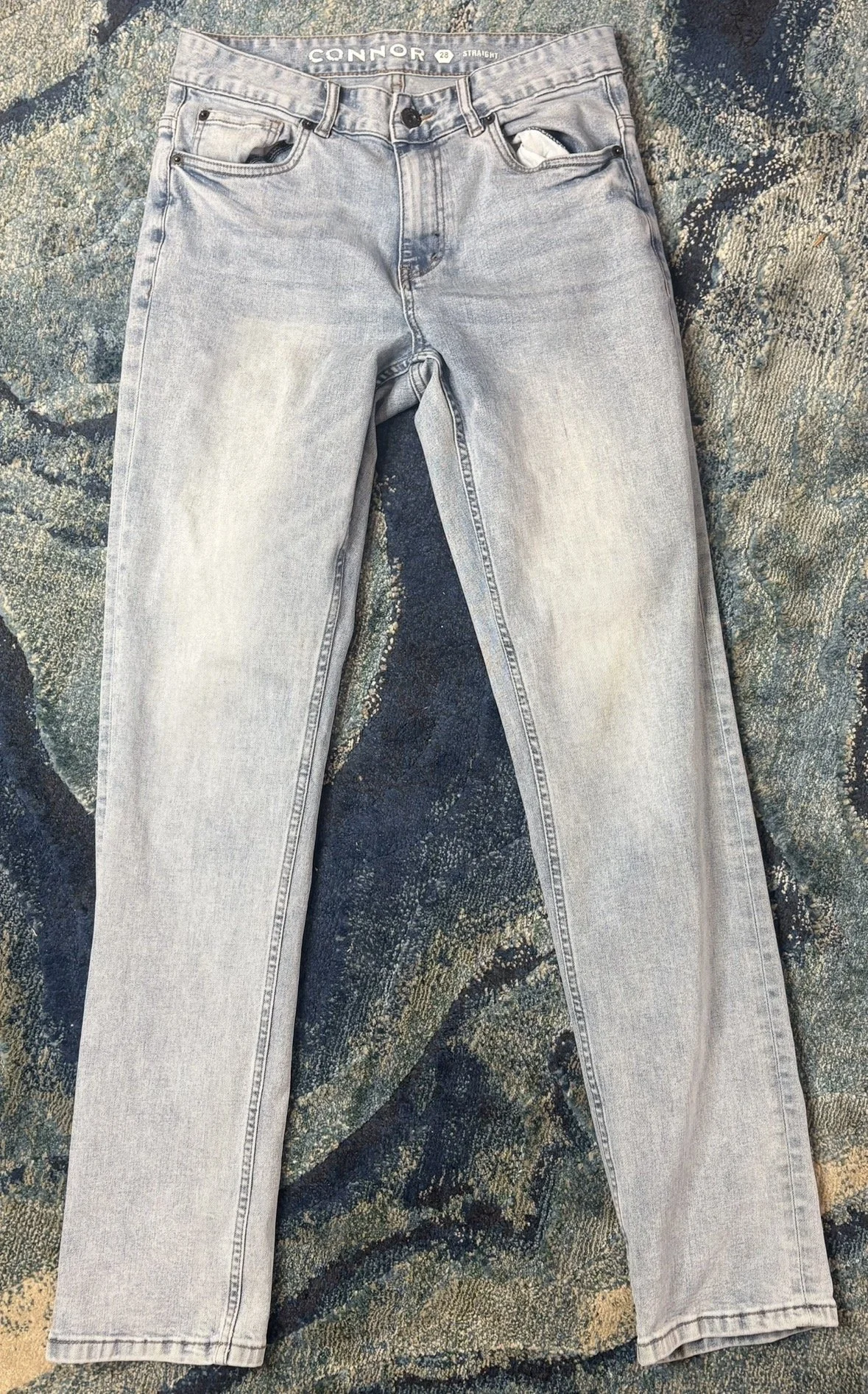 Mens Connor Light Denim Straight Jean - Casual (Size 28)