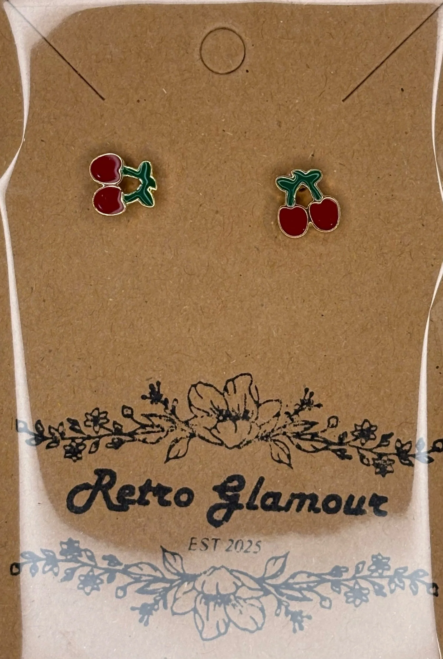 Cherry Stud Earrings