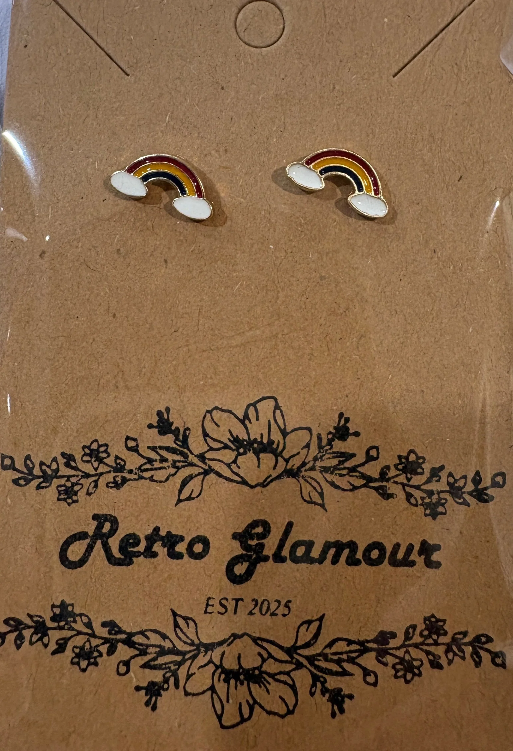 Cute Rainbow Stud Earrings