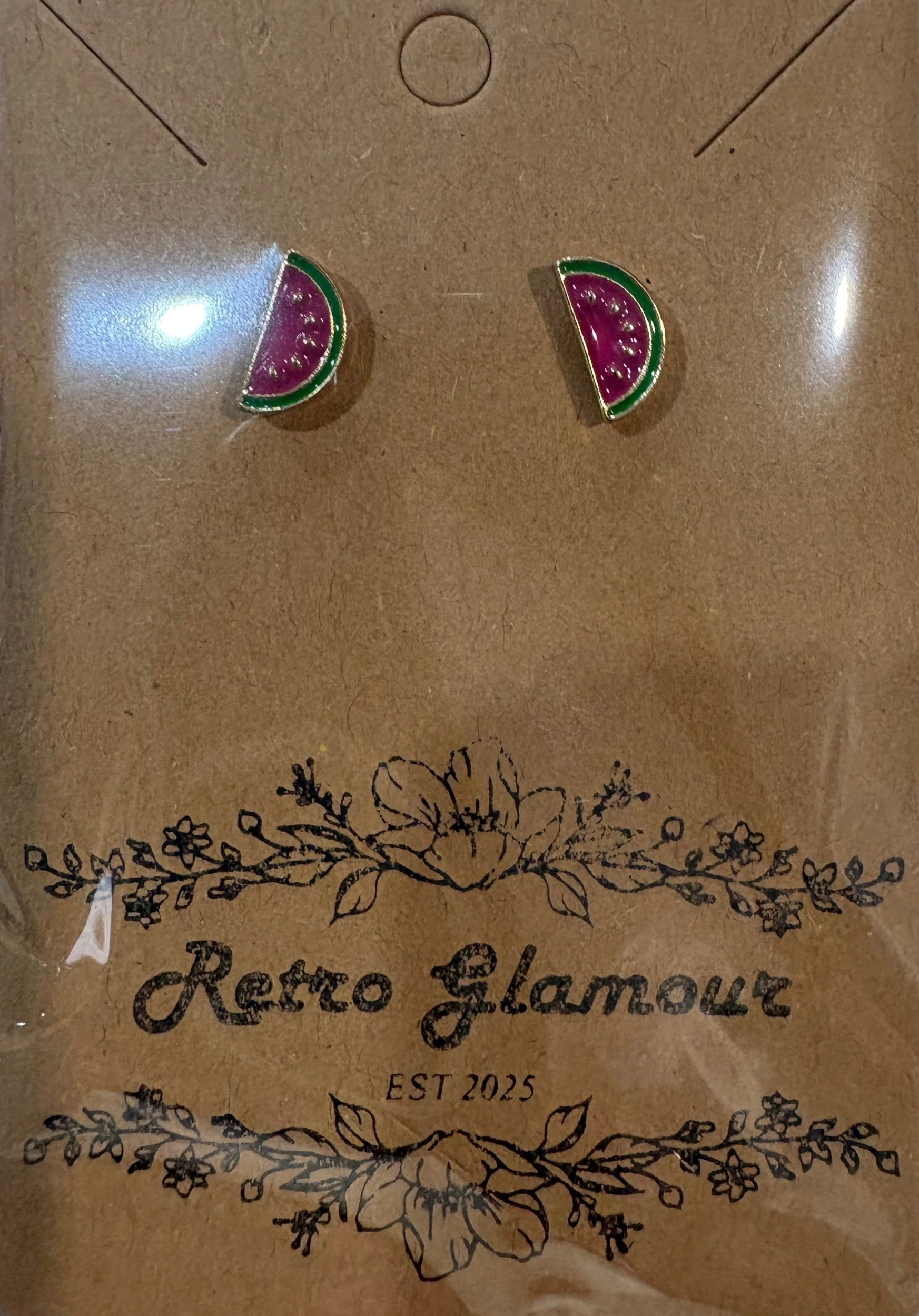 Watermelon Stud Earrings
