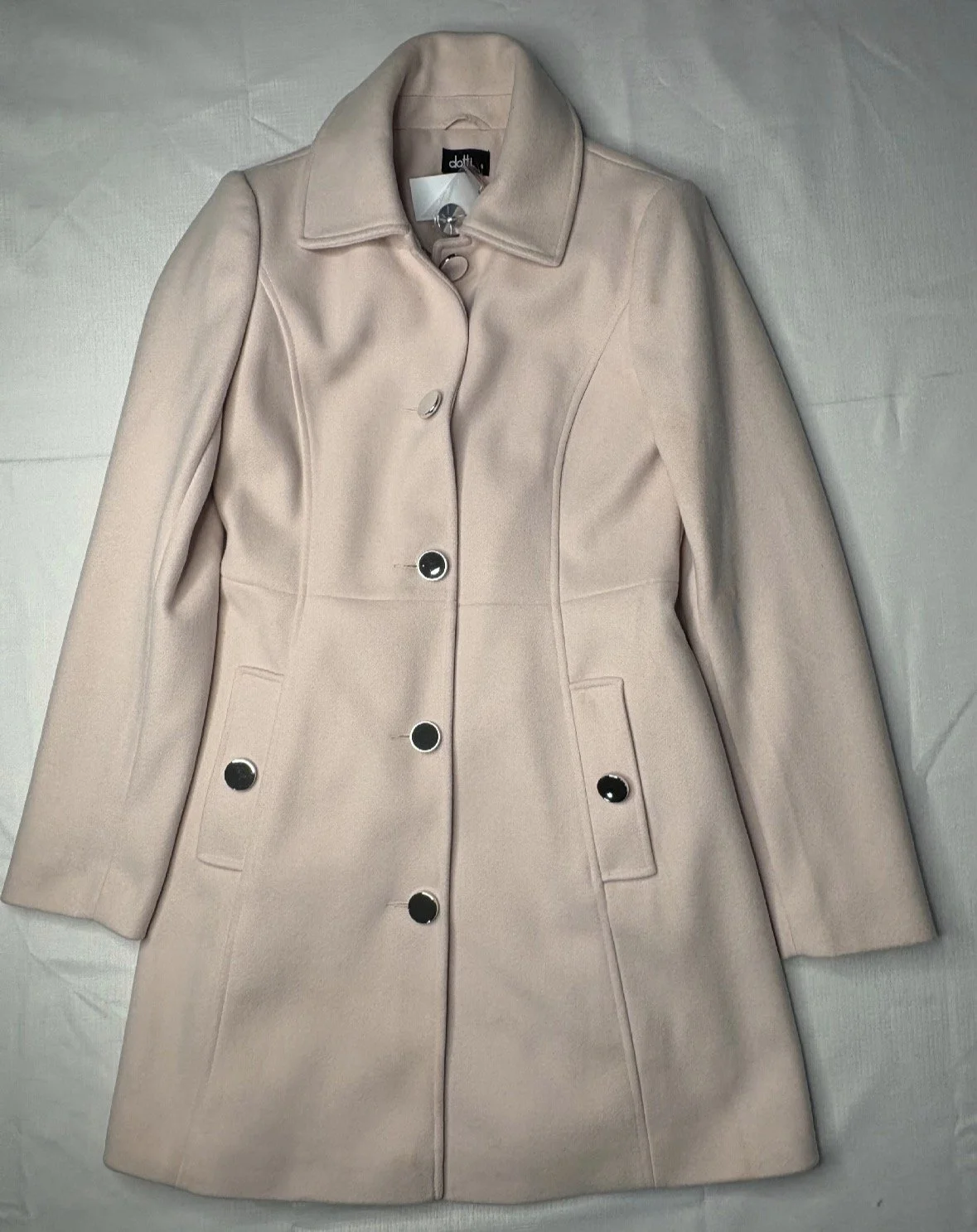 Dotti Pink Trench Coat -  Smart Sophisticated (SIze 8)