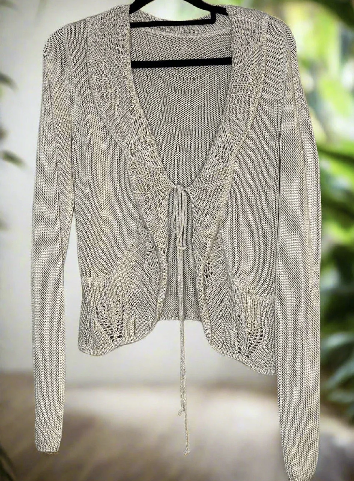 Beige Bolero Style Cardigan - Smart (Size M)