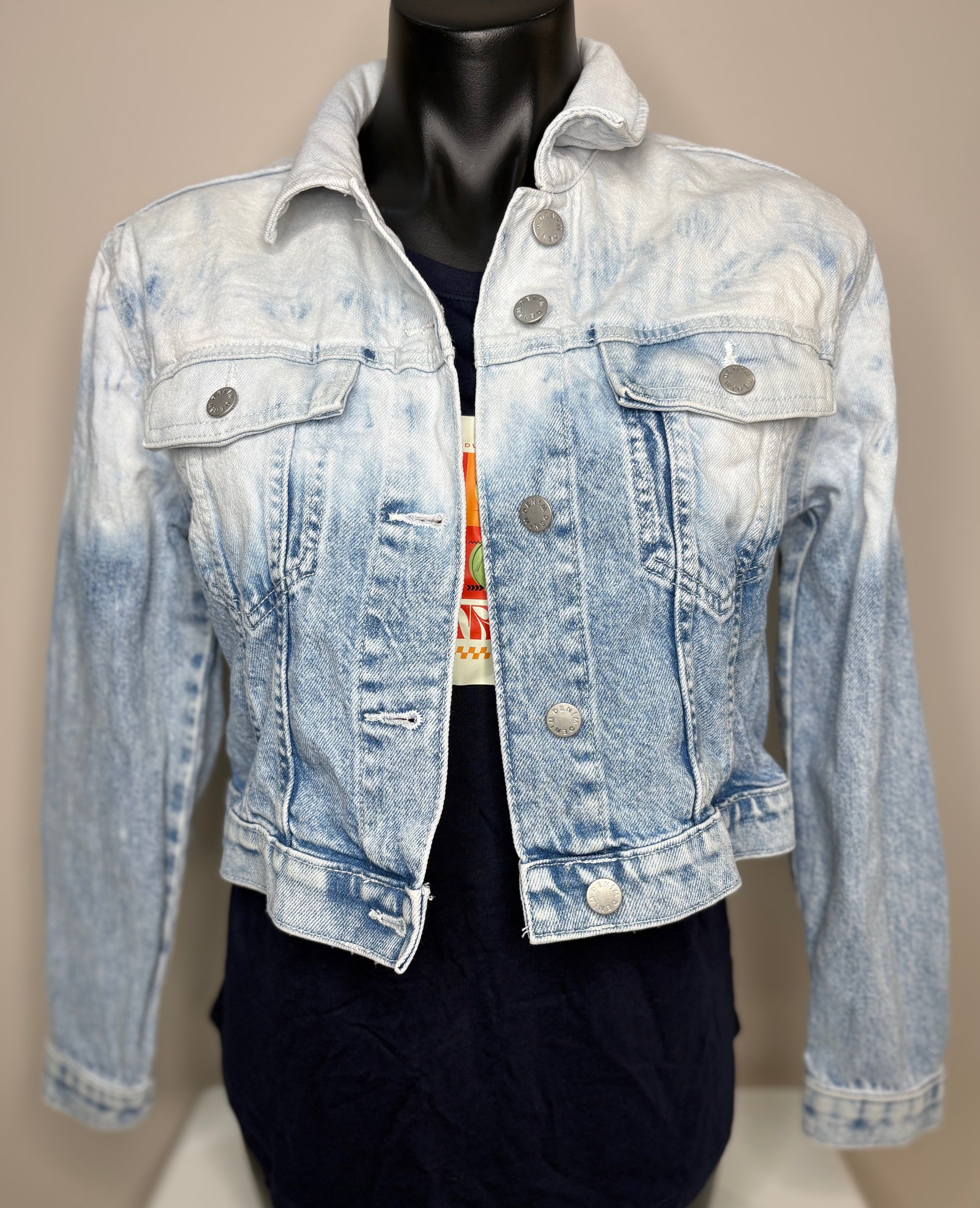 Target Ombre Crop Denim Jacket ( SIze 14)