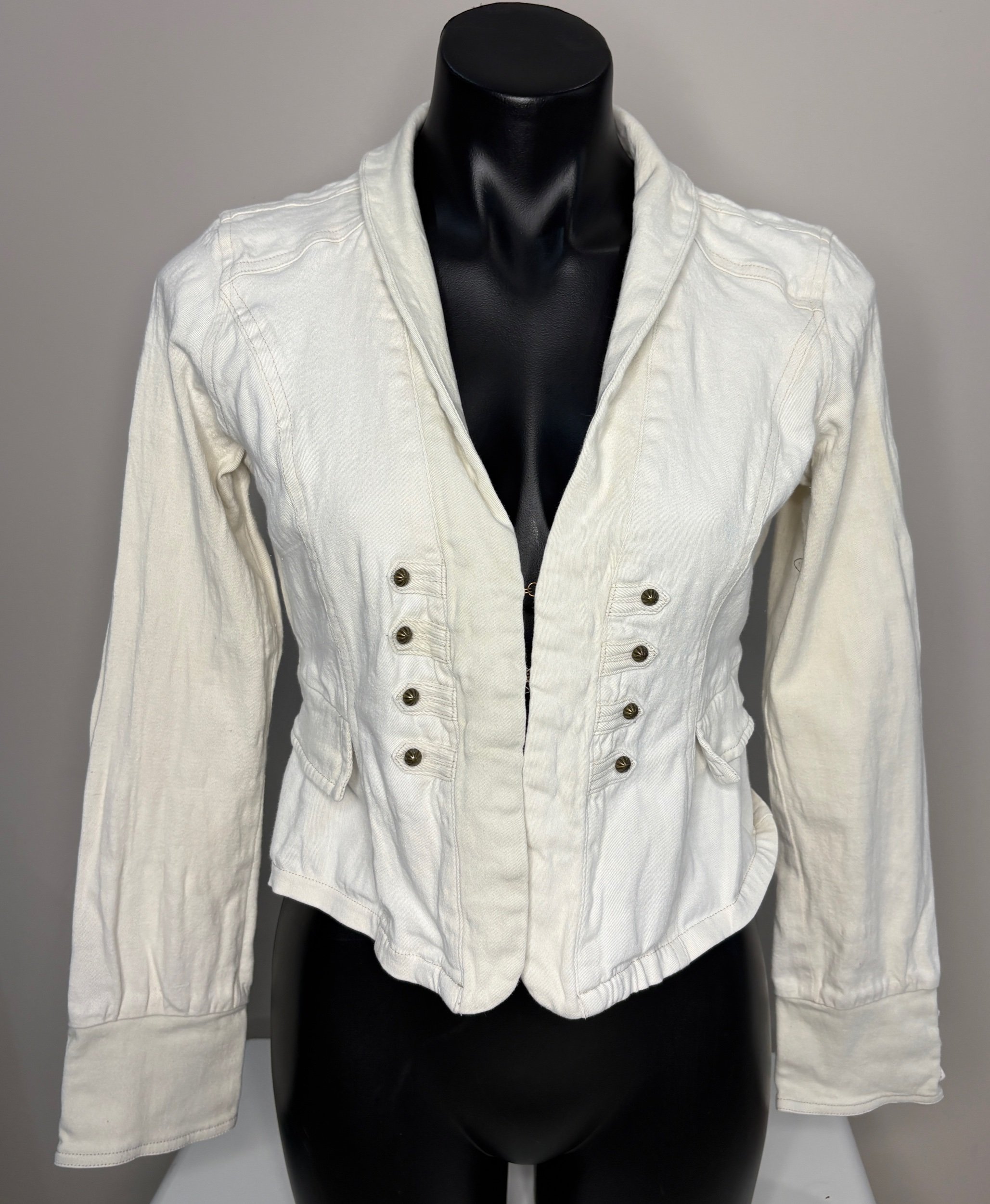 Vintage SES Tailored Cream Jacket (Size 12)