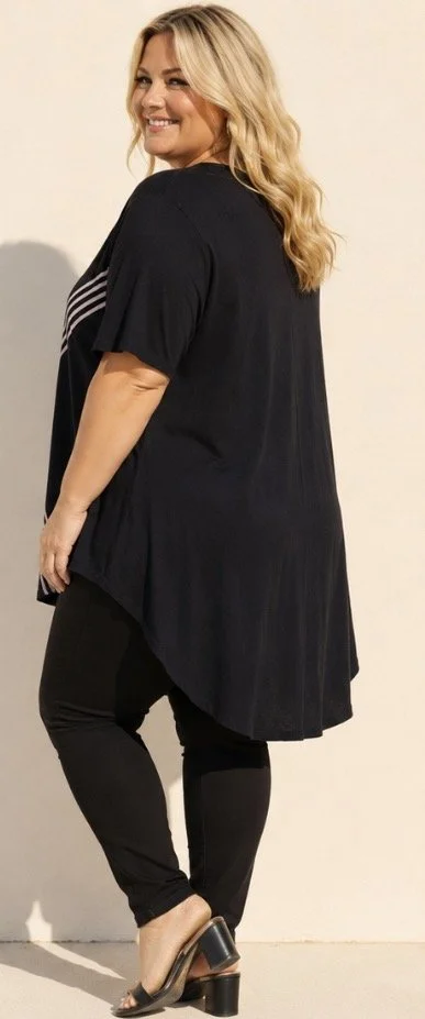 Taking Shape X Sequin Hi Lo Top (size XS)-Retro Glamour
