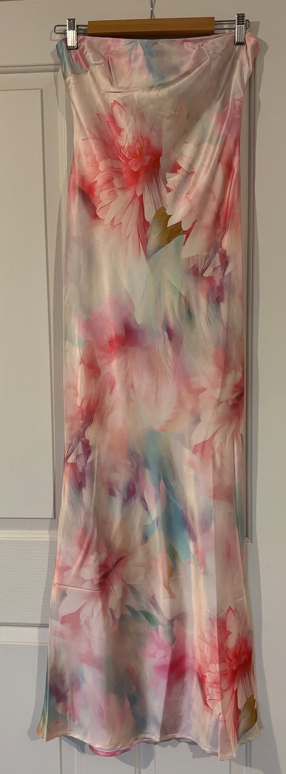 GIGI & ELLA  Pink Marble Floral Dress (Size10)- Retro Glamour
