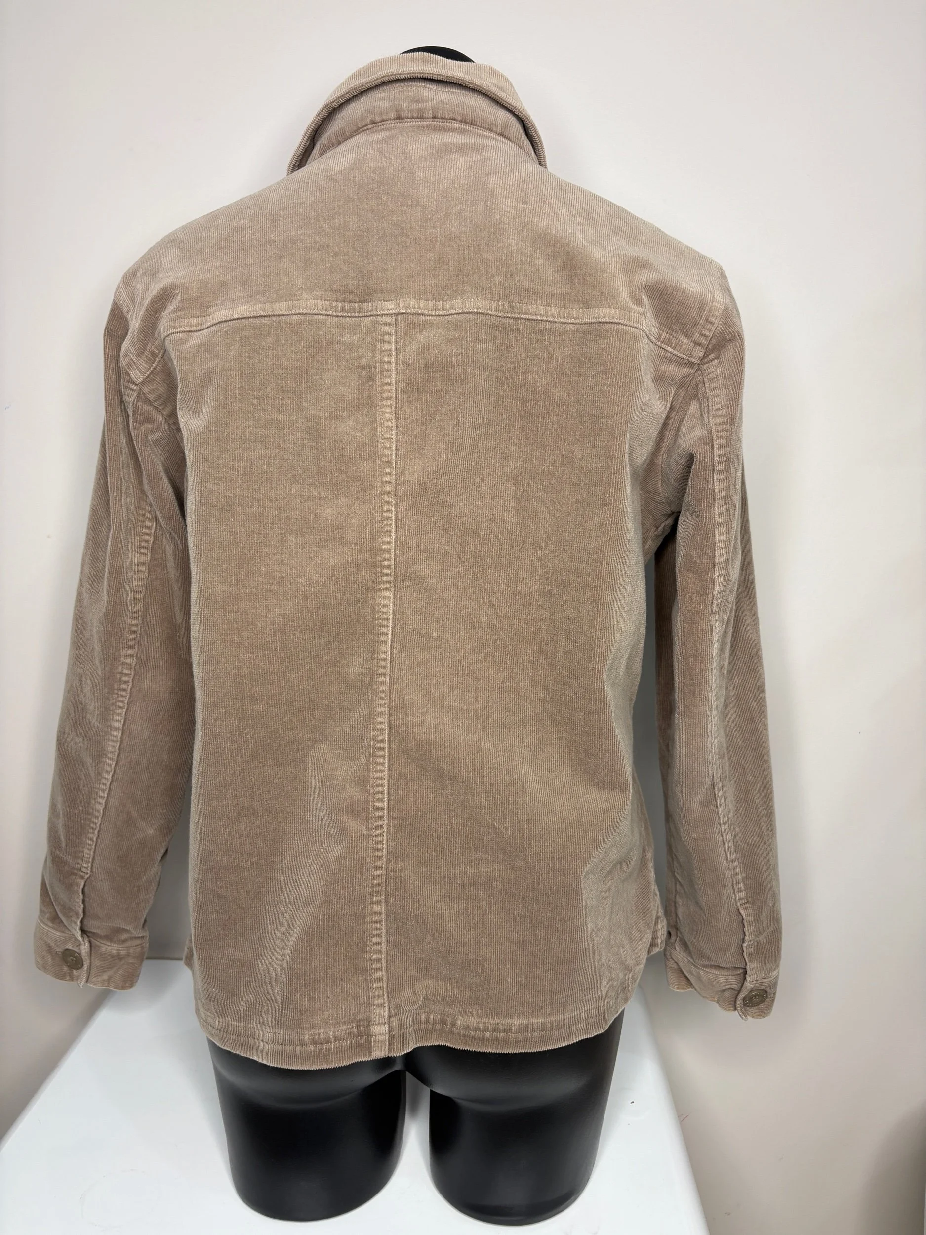 Black Pepper Brown Fine Corduroy (Size 14) - Retro Glamour