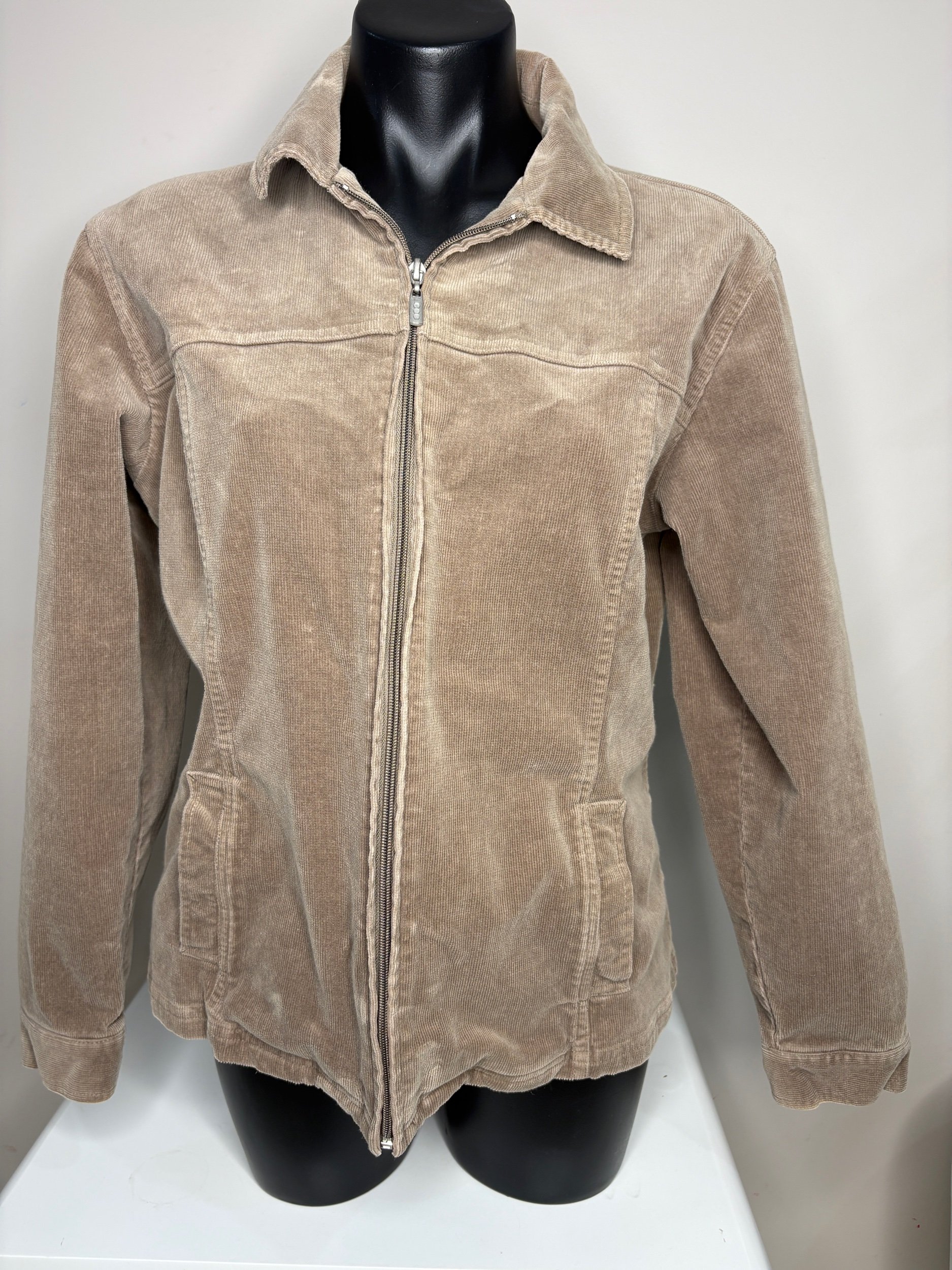 Black Pepper Brown Fine Corduroy (Size 14) - Retro Glamour