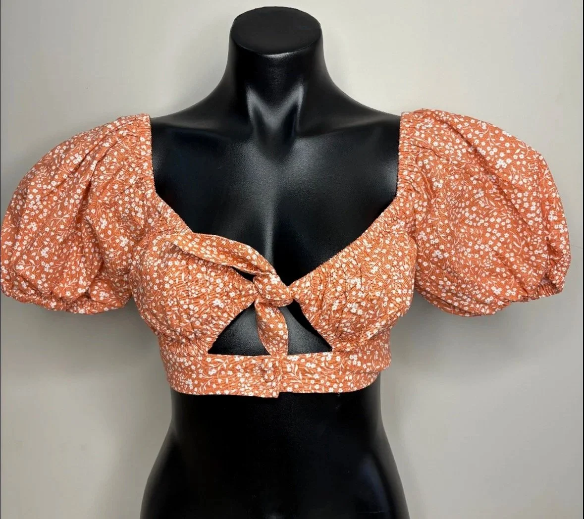 'SABO' Off-Shoulder Bolero Crop Blouse-Smart (Size XS)-Retro Glamour