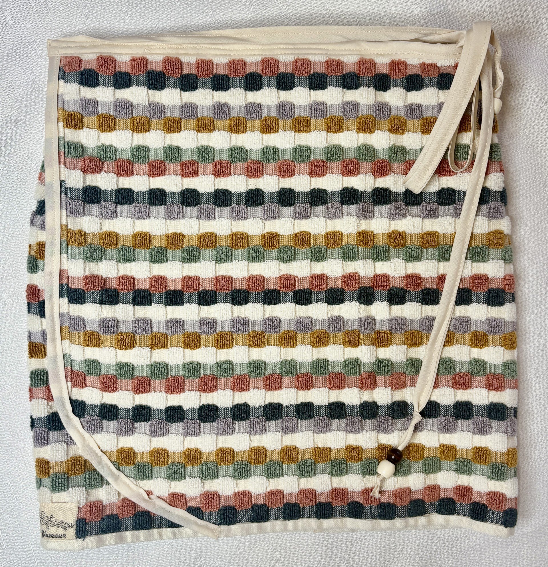 Autumn Coloured Towel Wrap Skirt-105 cm