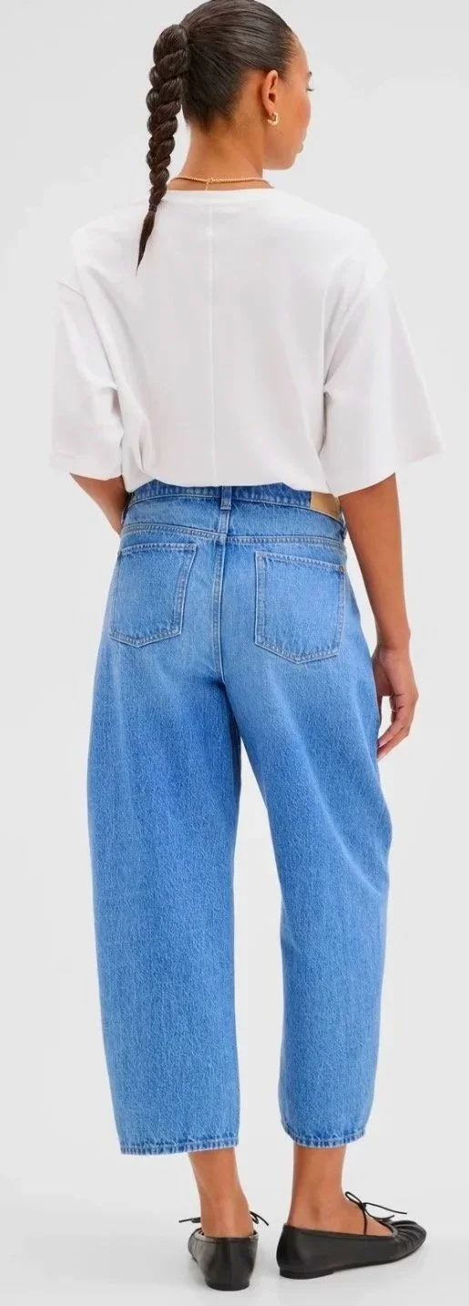Target Harper  Forward Seam Jeans-Bright Indigo (Size 16)-Retro Glamour
