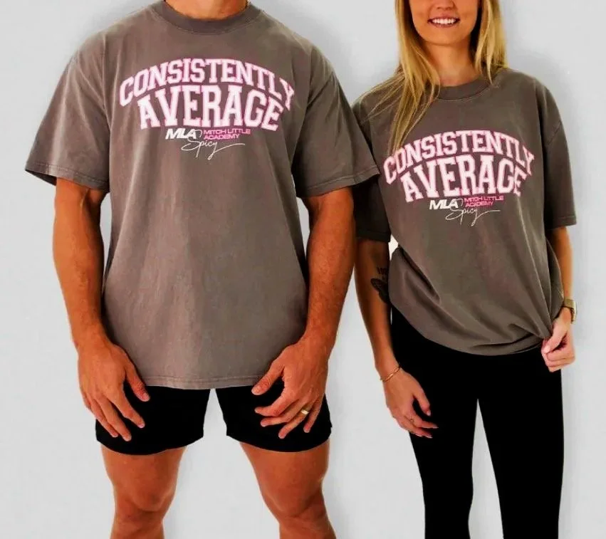 Consistently Average Unisex T-shirt (Size L)-Retro Glamour