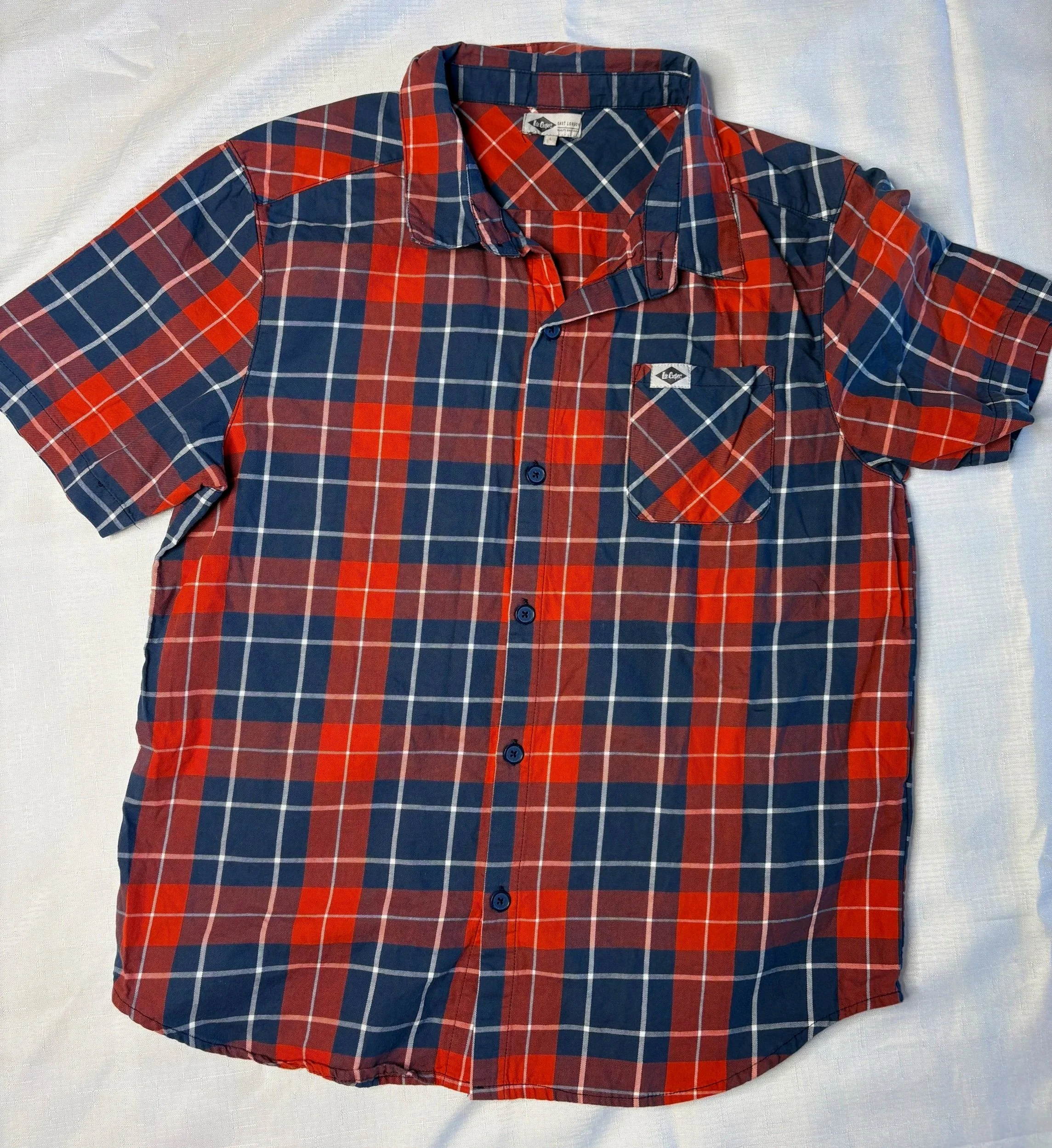 Lee Cooper Men's Check Shirt (Size L)-Retro Glamour