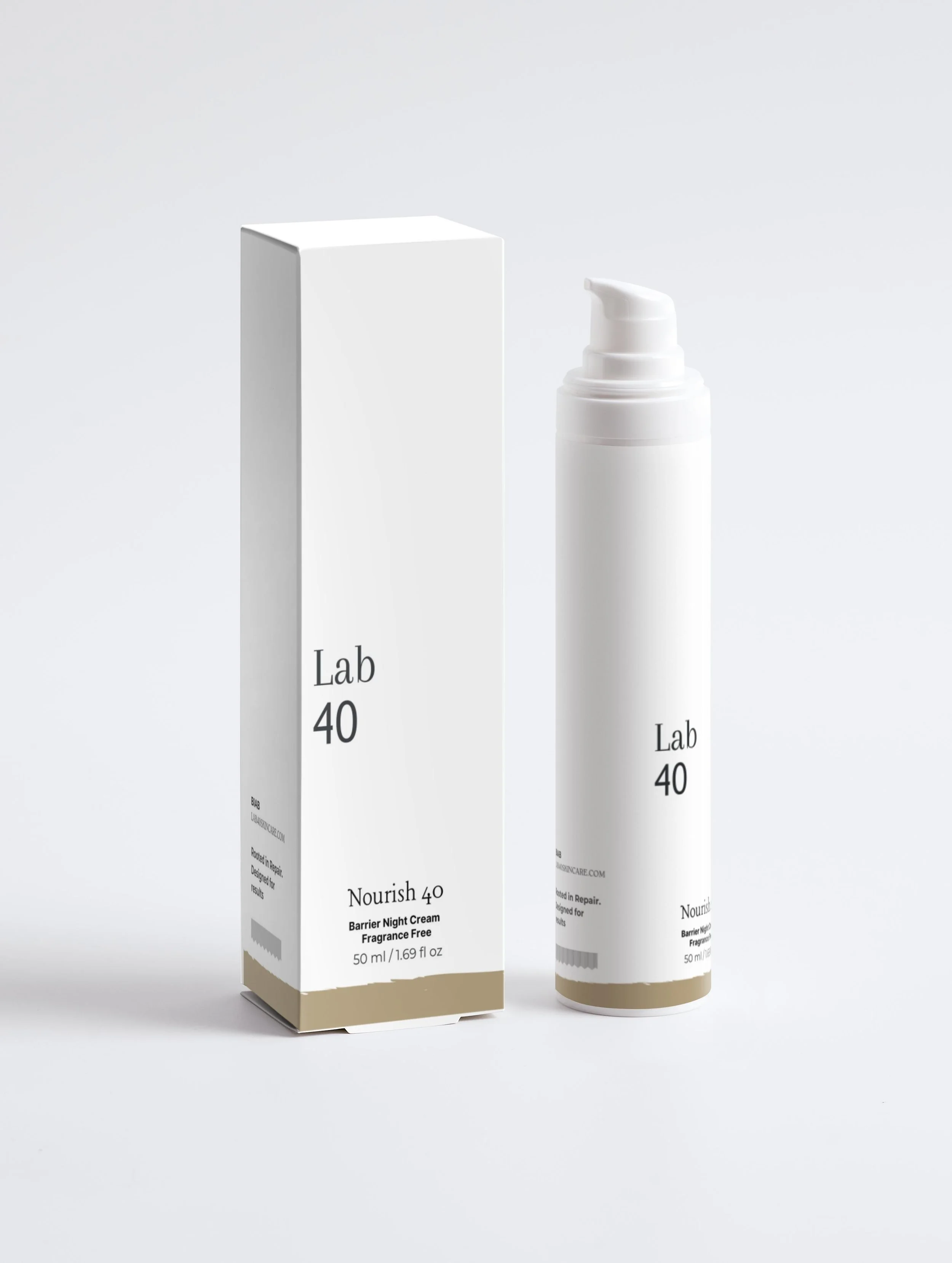 Nourish 40 Rich Moisture Cream, Fragrance Free