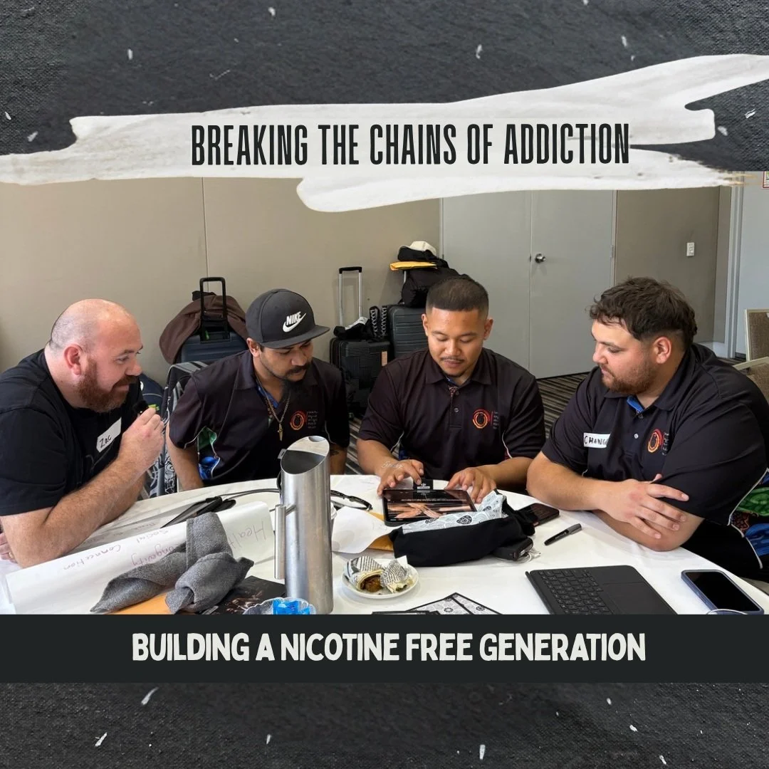 Breaking cycles. Creating something different. 
When we come together, share ideas and use our voices, we can turn experience, knowledge and creativity into powerful messages for our community. 

On the Gold Coast, we worked together on new ways to t