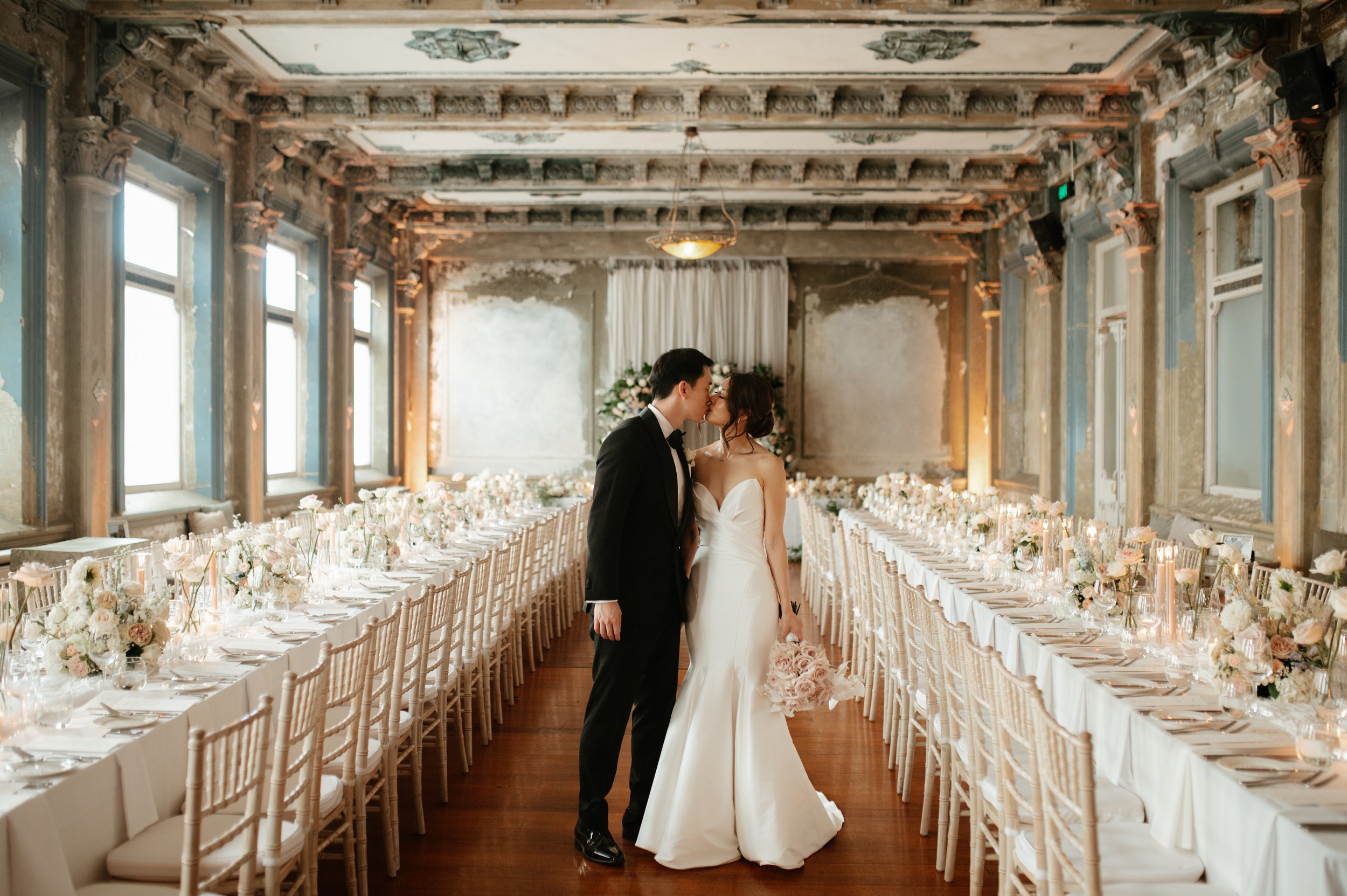 Melbourne wedding reception venue luxury seated