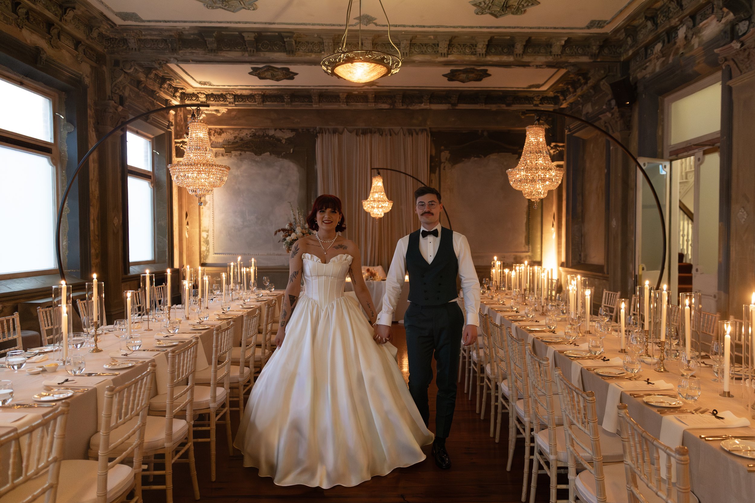 Melbourne wedding reception venue indoor decor