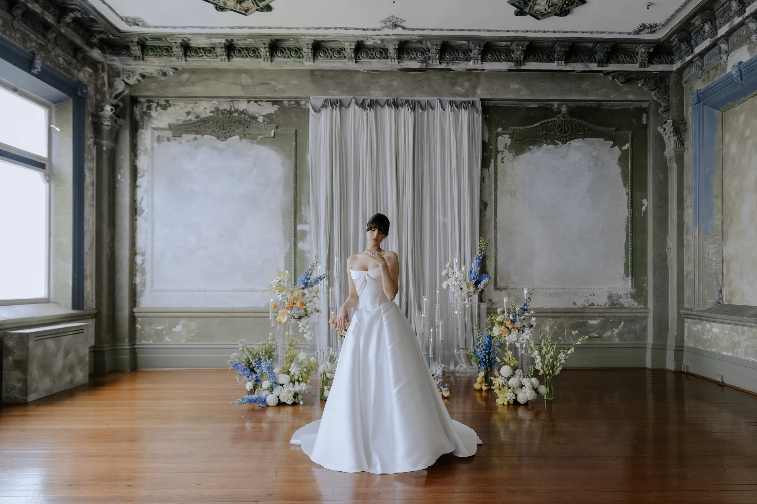 melbourne heritage fashion photoshoot location bridal