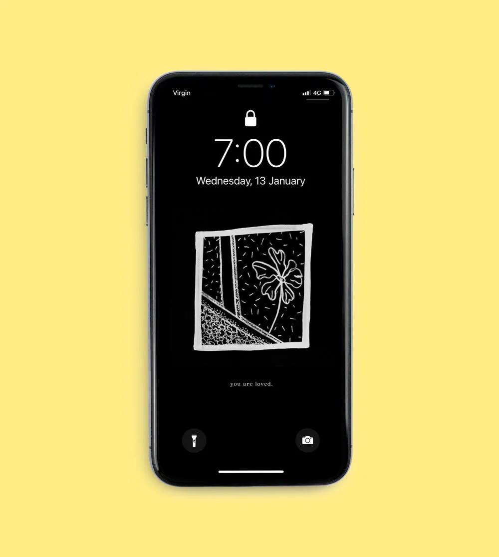 Collaboration wallpaper with designer Lily Avery