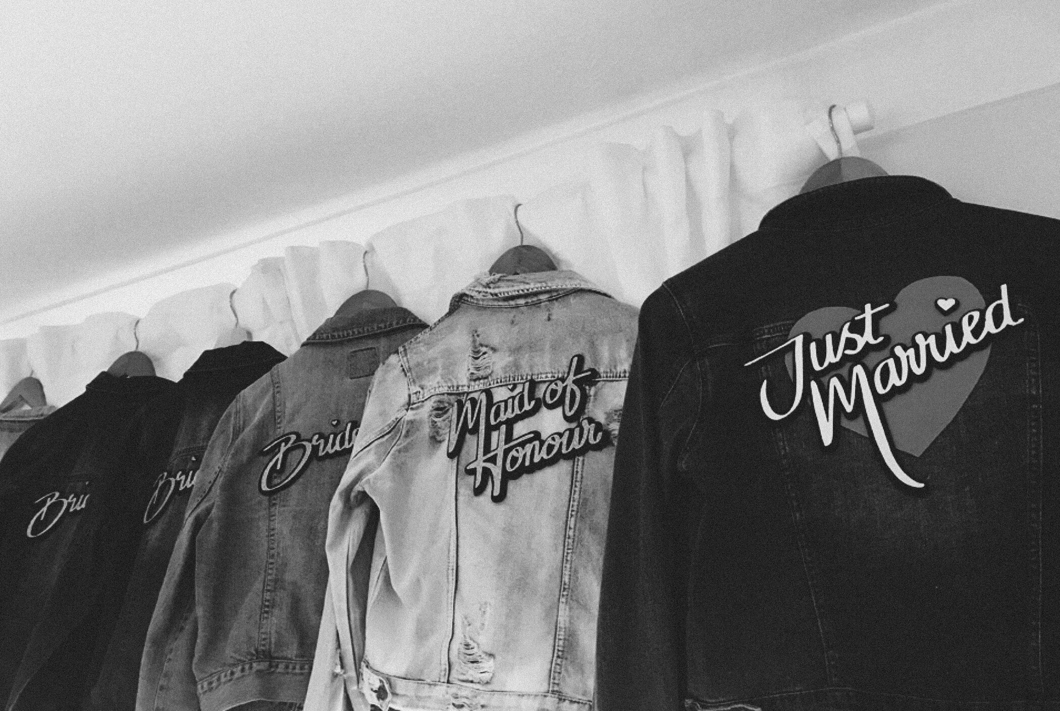 Custom bridal party jackets
