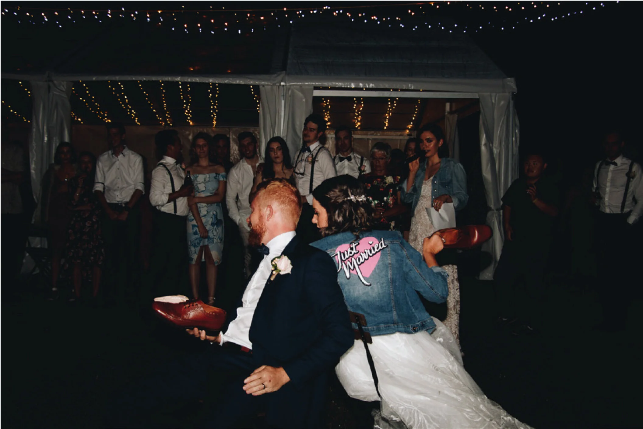 Custom 'Just Married' Jacket