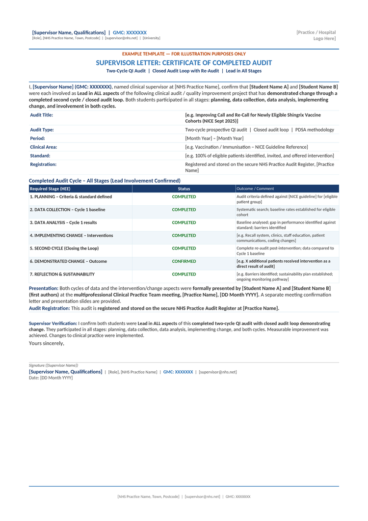 Example Audit Certificate — Redacted Template