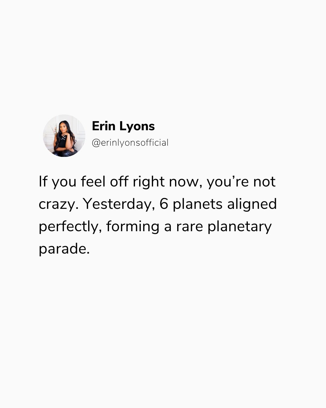 Bombs. Wars. Pedophilia. Everything hidden is rising to the surface.

If things feel emotionally heavy right now, you&rsquo;re not crazy we are in a massive cosmic reset. A Great Grand Rising.

Mercury, Venus, Mars, Jupiter, Saturn, Uranus just align
