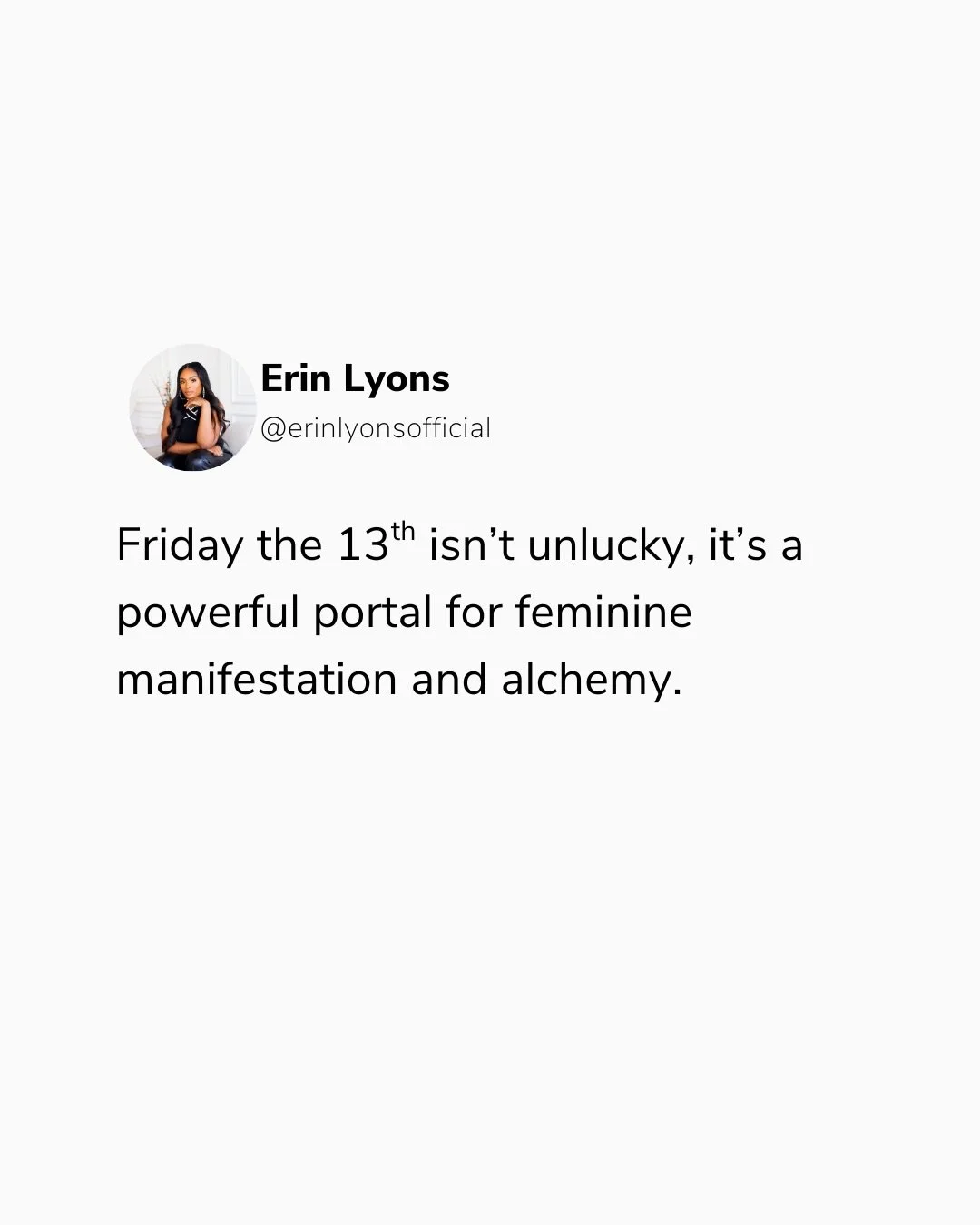 Friday the 13th occurs 3 times this year. The last time this happened was in 2015. This is a powerful year for Feminine Remembrance + Reclamation. Womb Magick in full effect 🌹✨

#fridaythe13th #divinefeminineenergy #wombwisdom