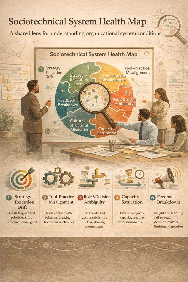Sociotechnical System Health Map