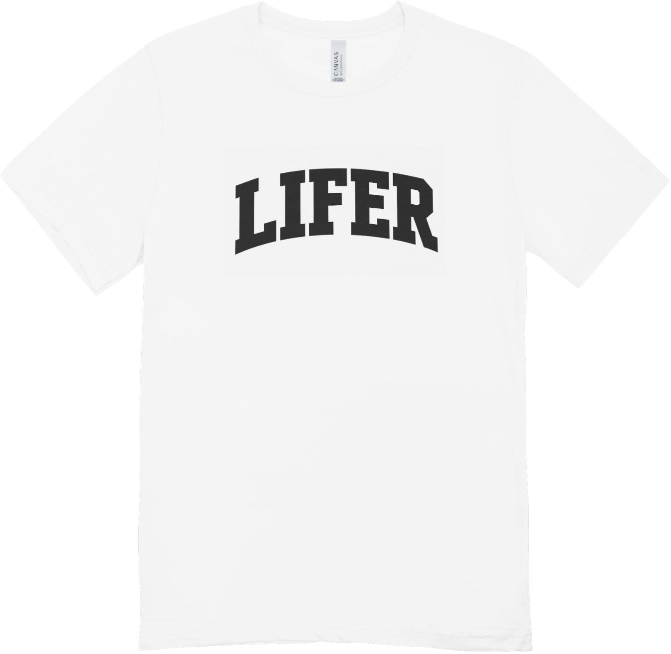 Black Collegiate Letter Tee