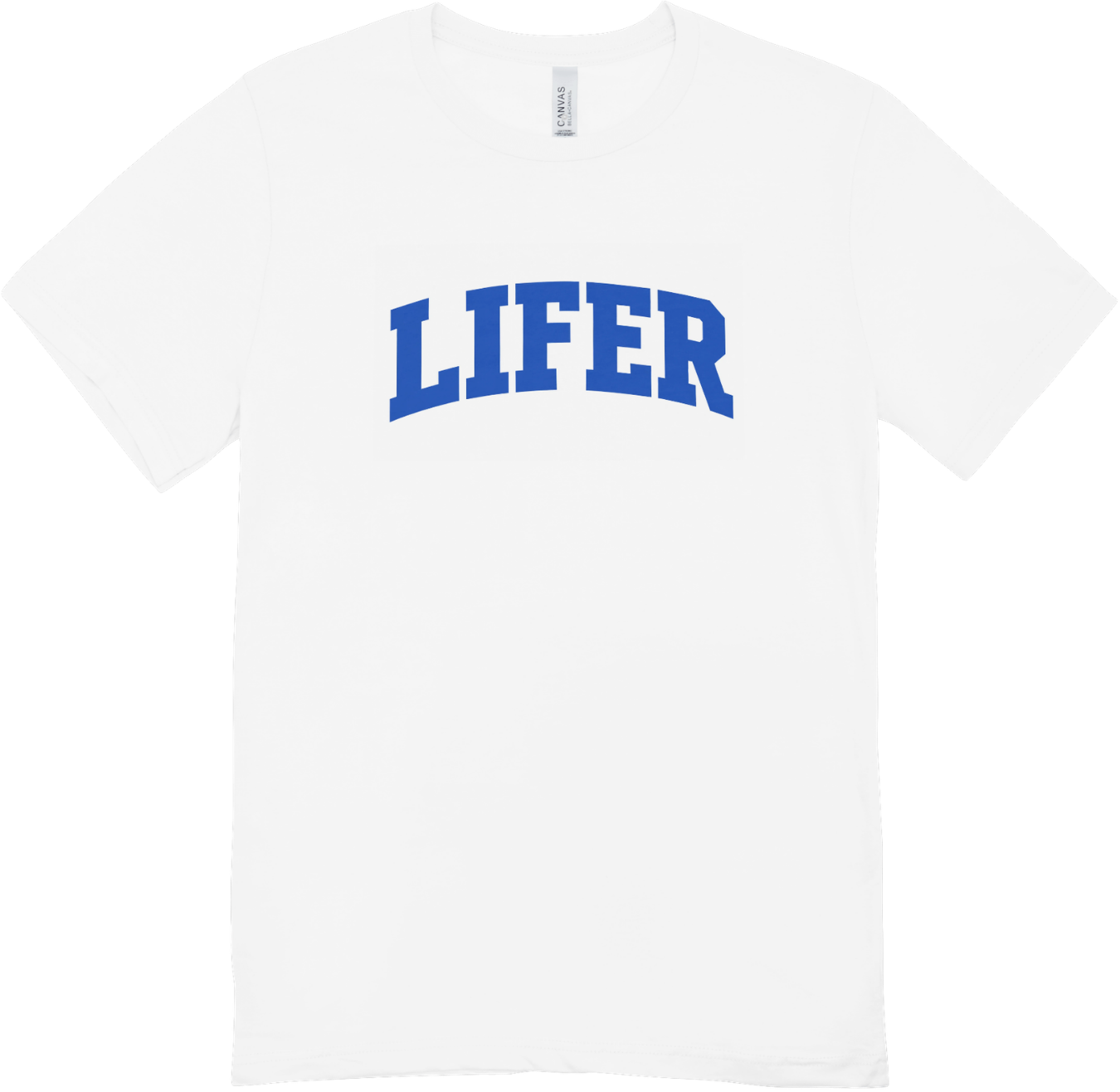 Blue Collegiate Letter Tee