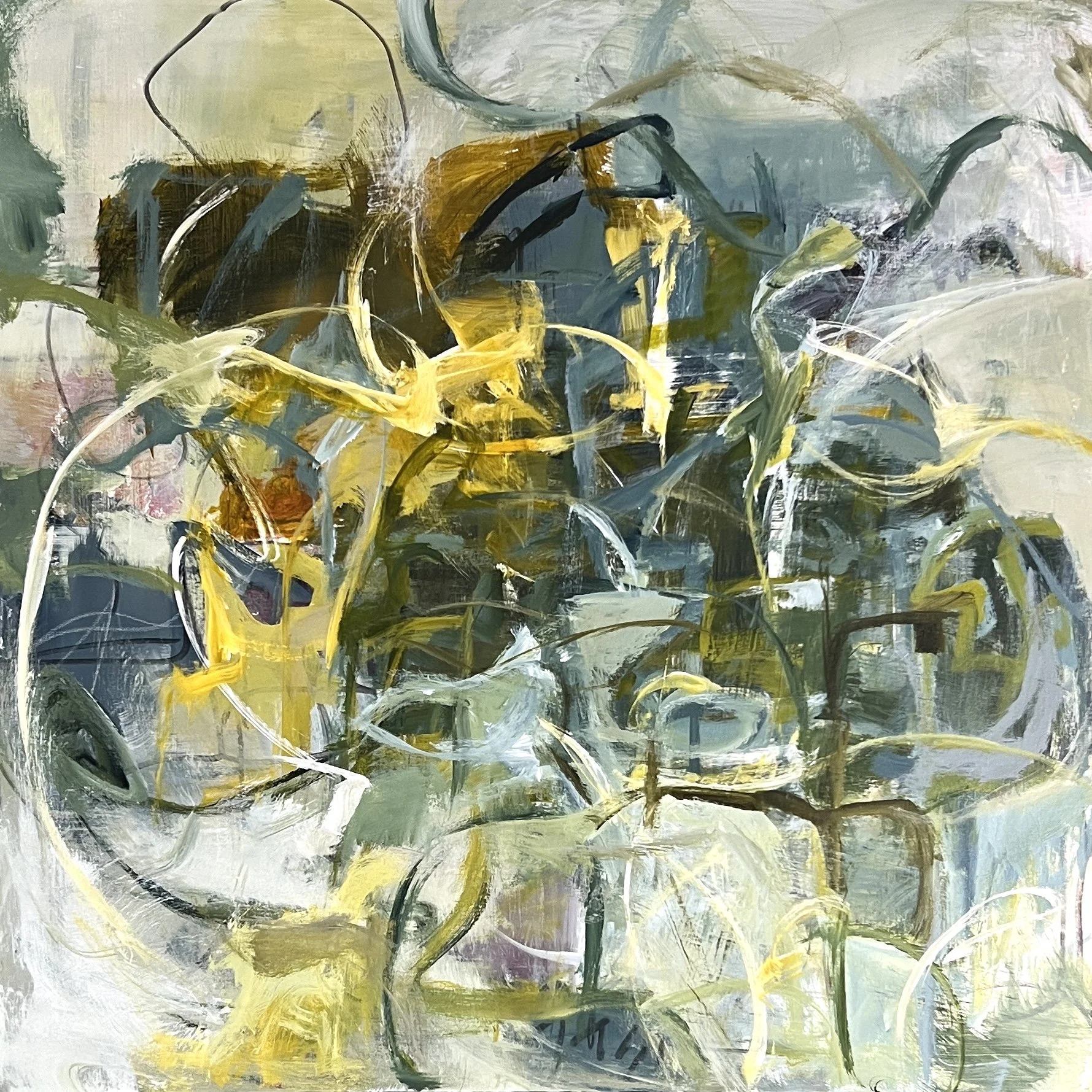  Momentum   Acrylic & mixed media on canvas    36" x 36"