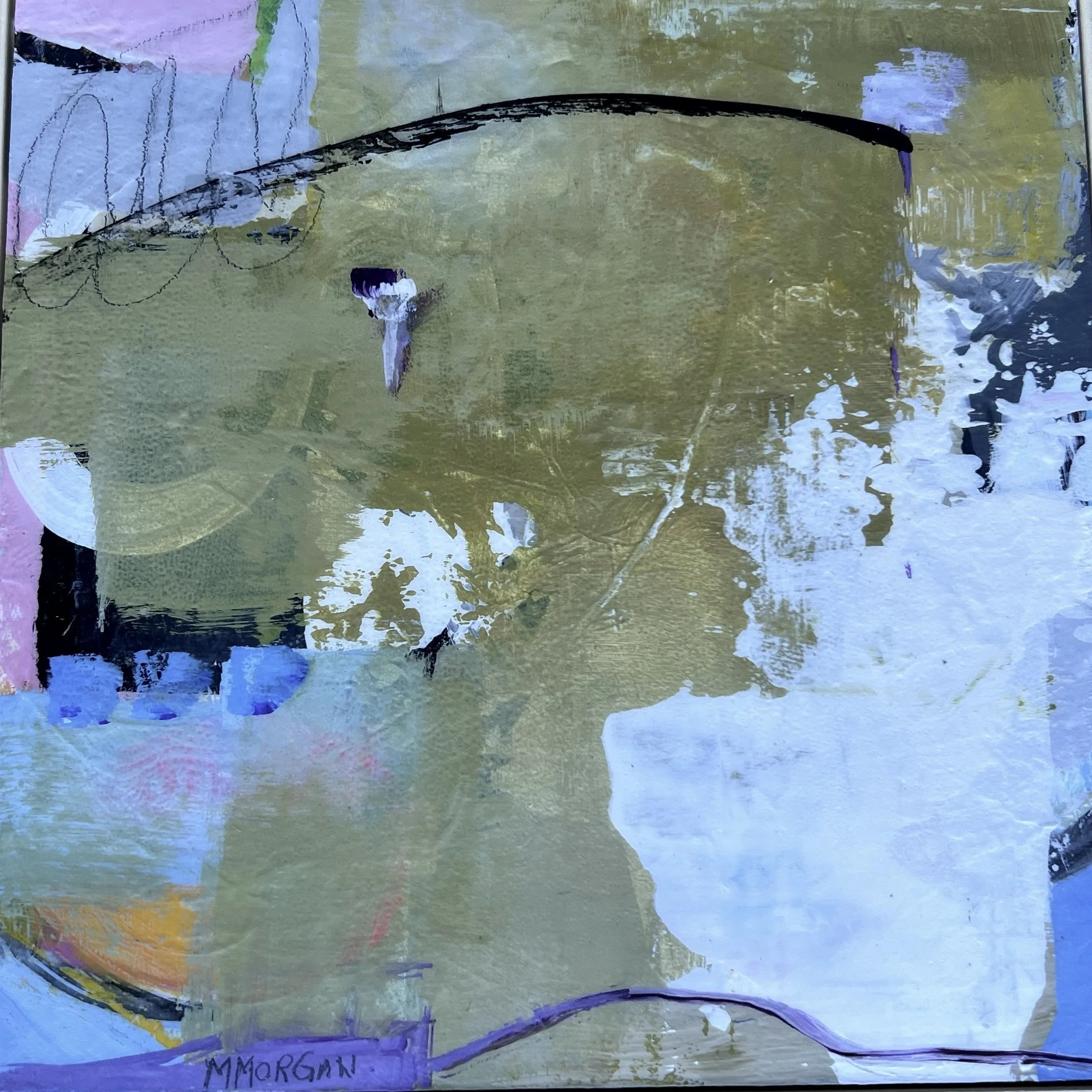  Pescadero 2   Acrylic & mixed media on canvas    12" x 12"