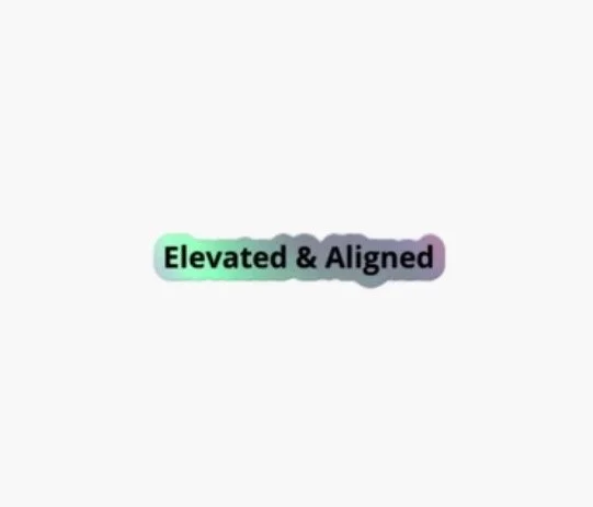 Elevated & Aligned Decal