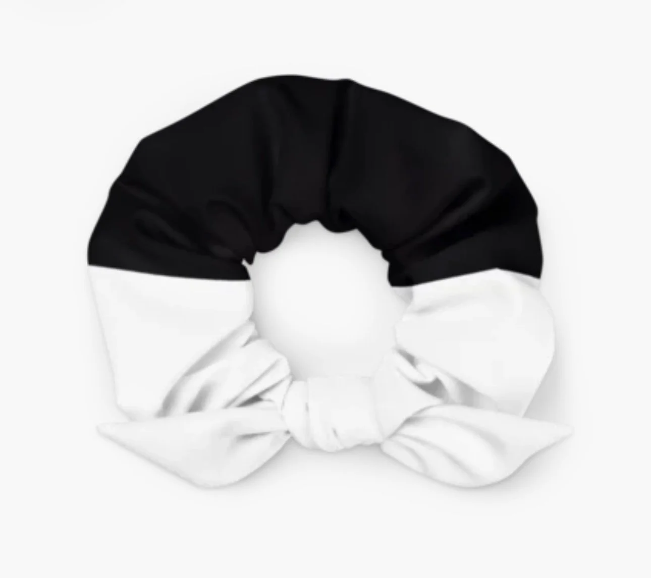 Black and white Scrunchie