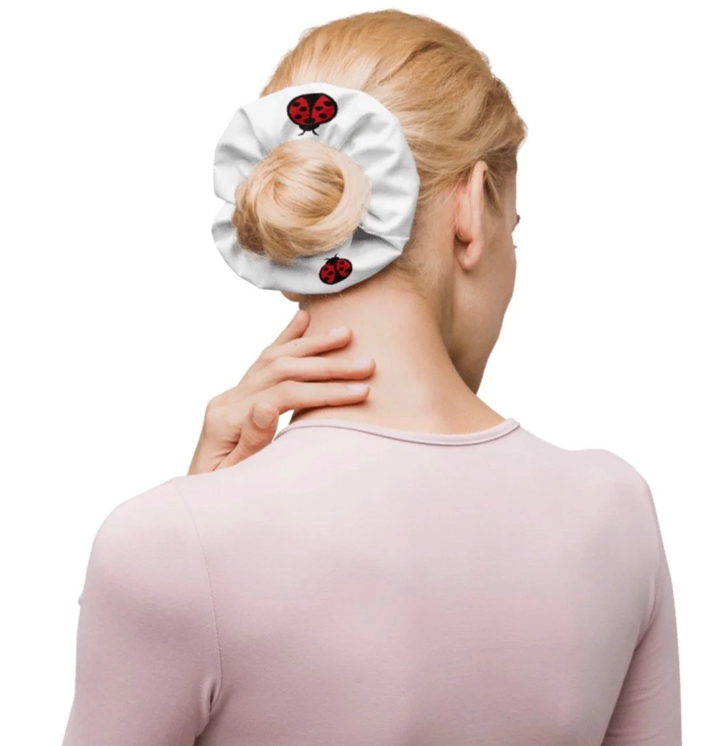 Lady Bug Scrunchie