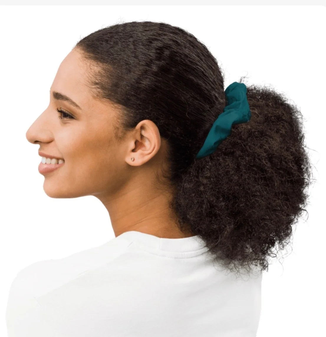 Teal scrunchie