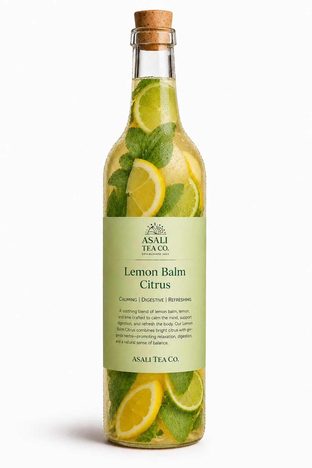 Lemon Balm Citrus Mocktail