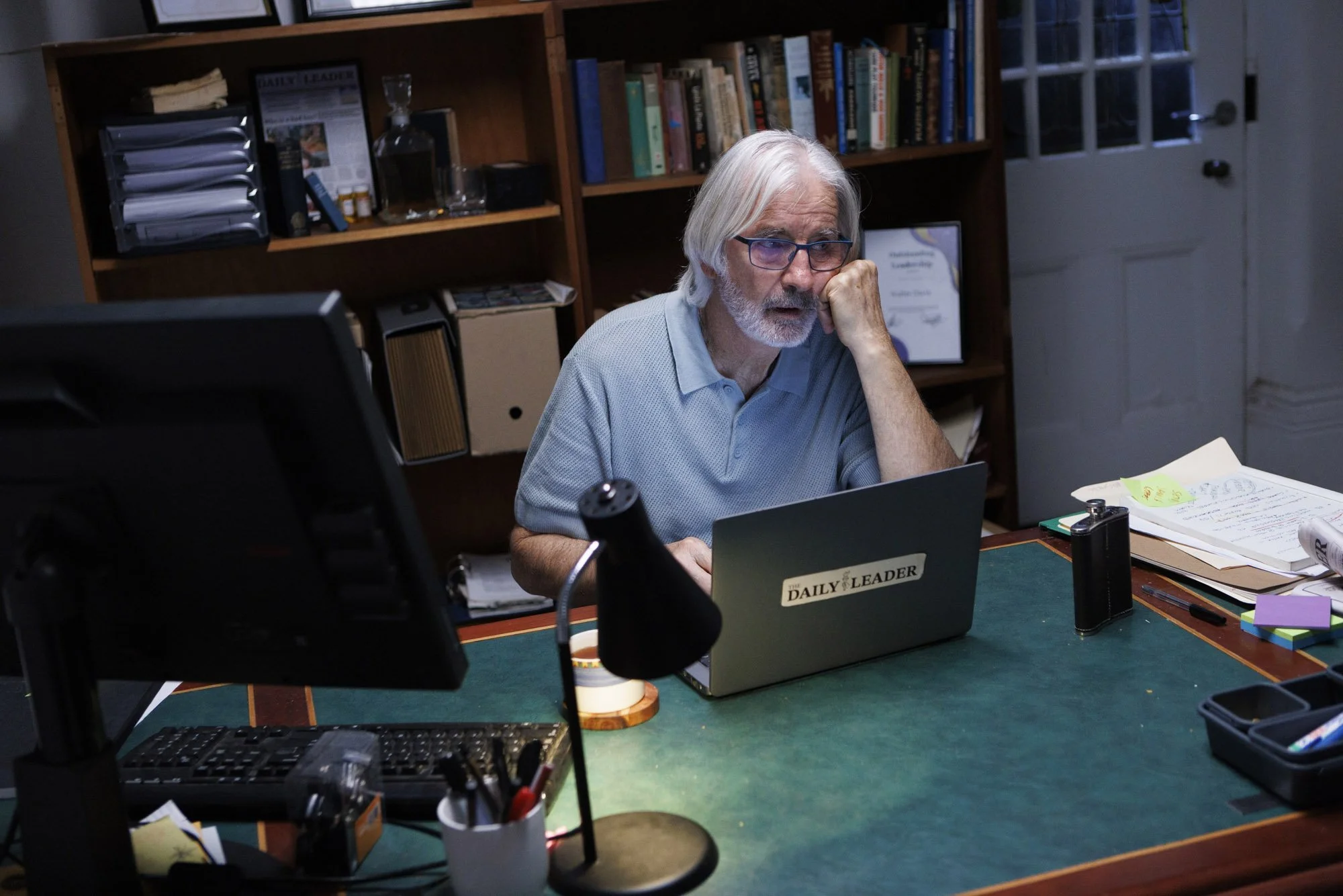 Actor John Jarratt in scene from independant horror film Pray For Dawn