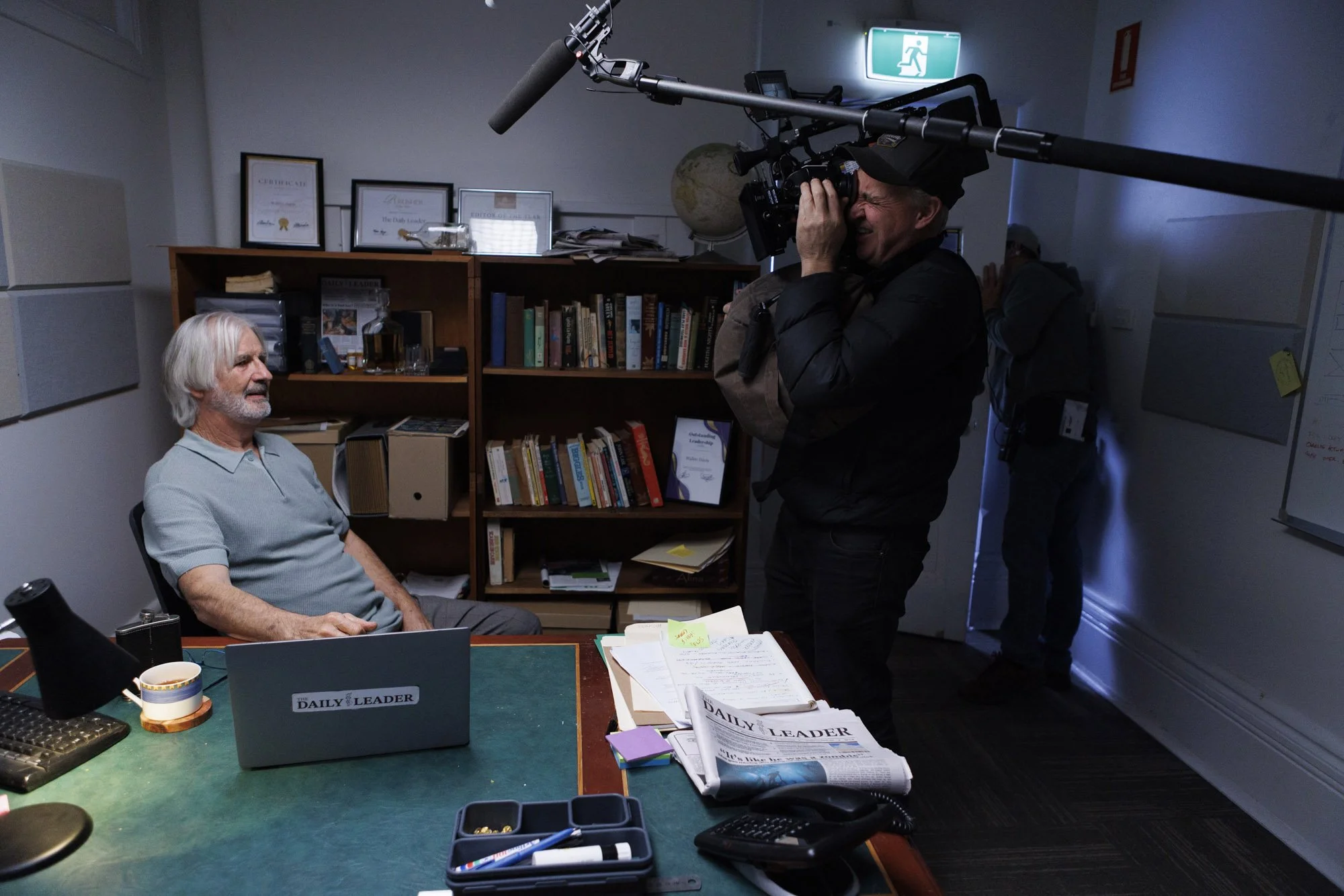 Pray for dawn BTS Actor John Jarratt DP Chrus Bland BTS