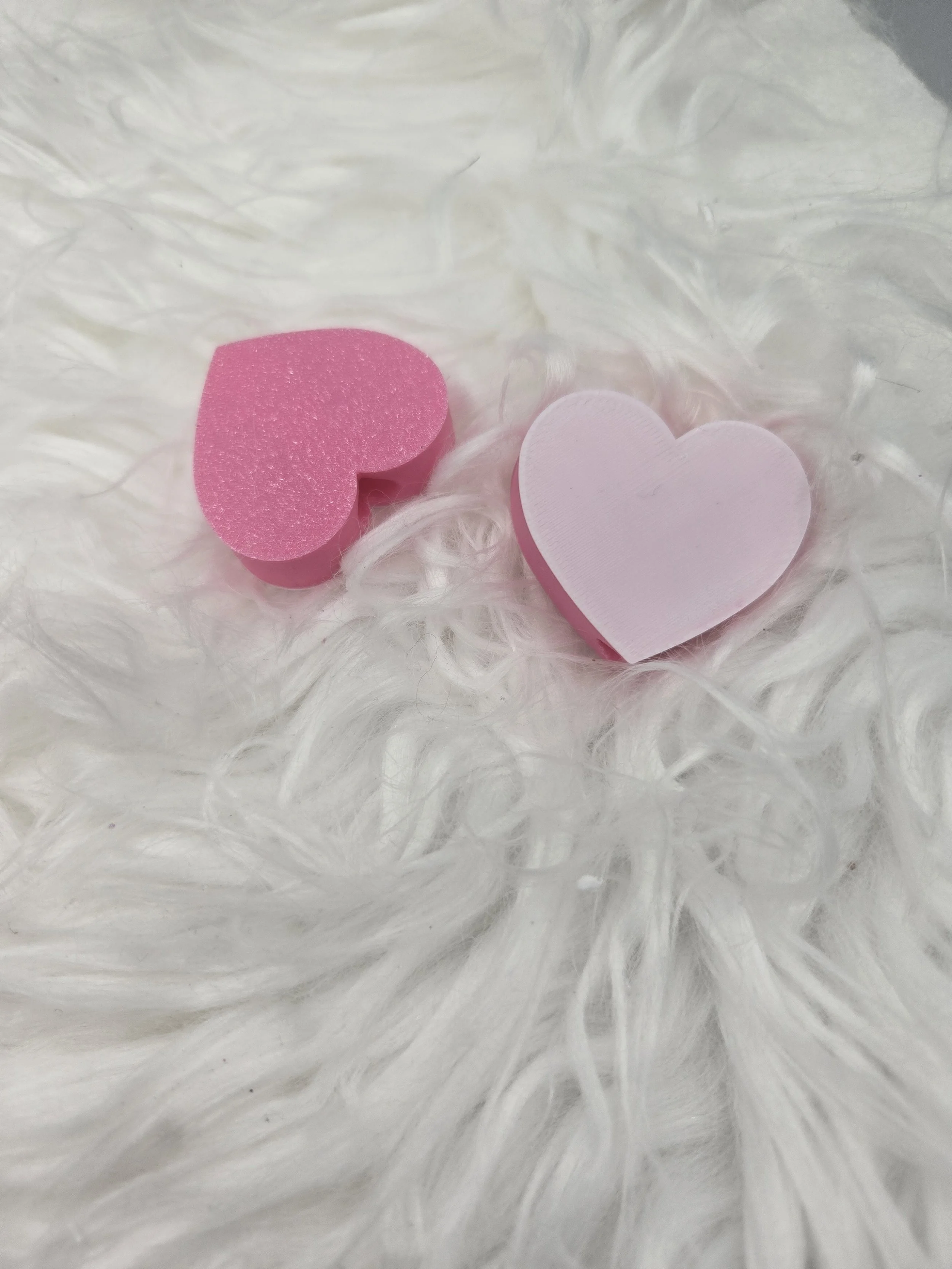 Pink and White Straw Topper