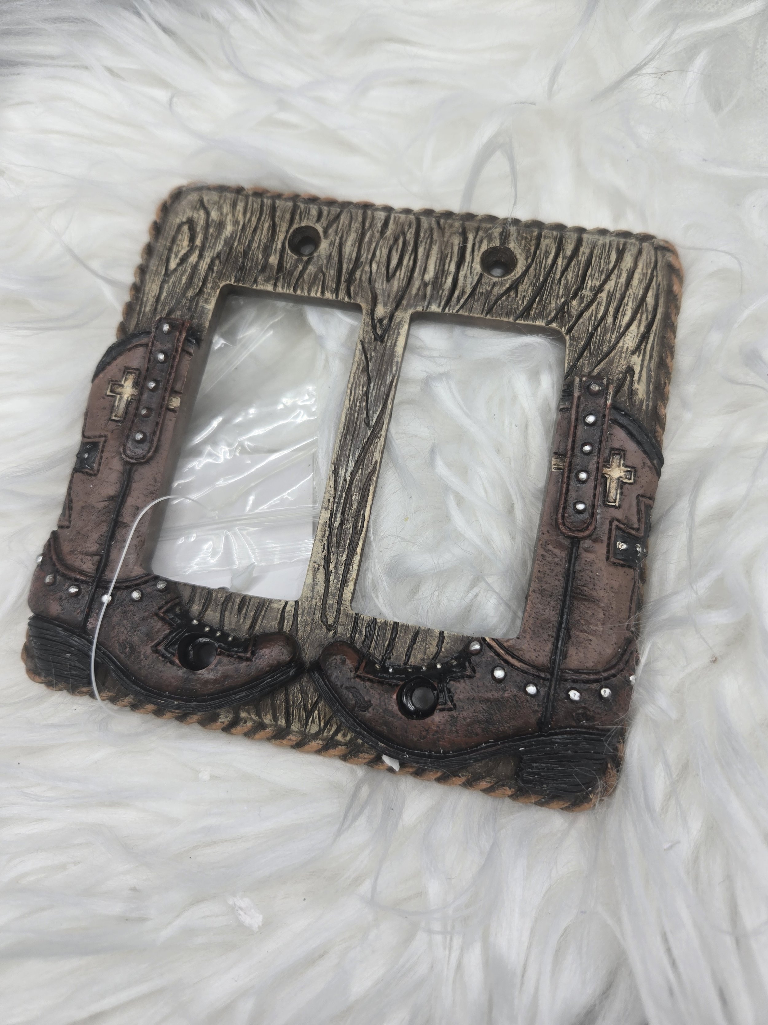 Cowboy Boots Switch Cover (Double Switch)