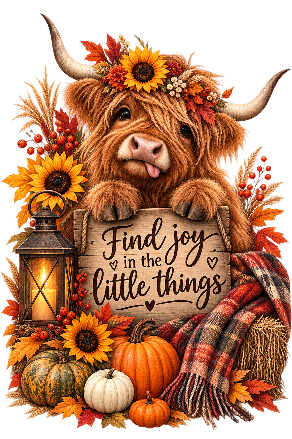 DTF Print - Find Joy in the Little Things