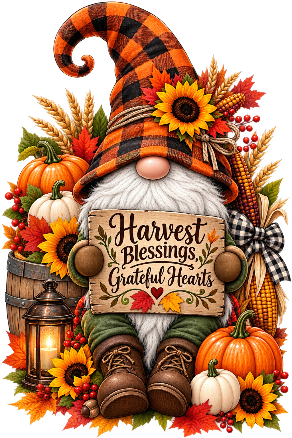 DTF Print - Gnome, Harvest Blessing