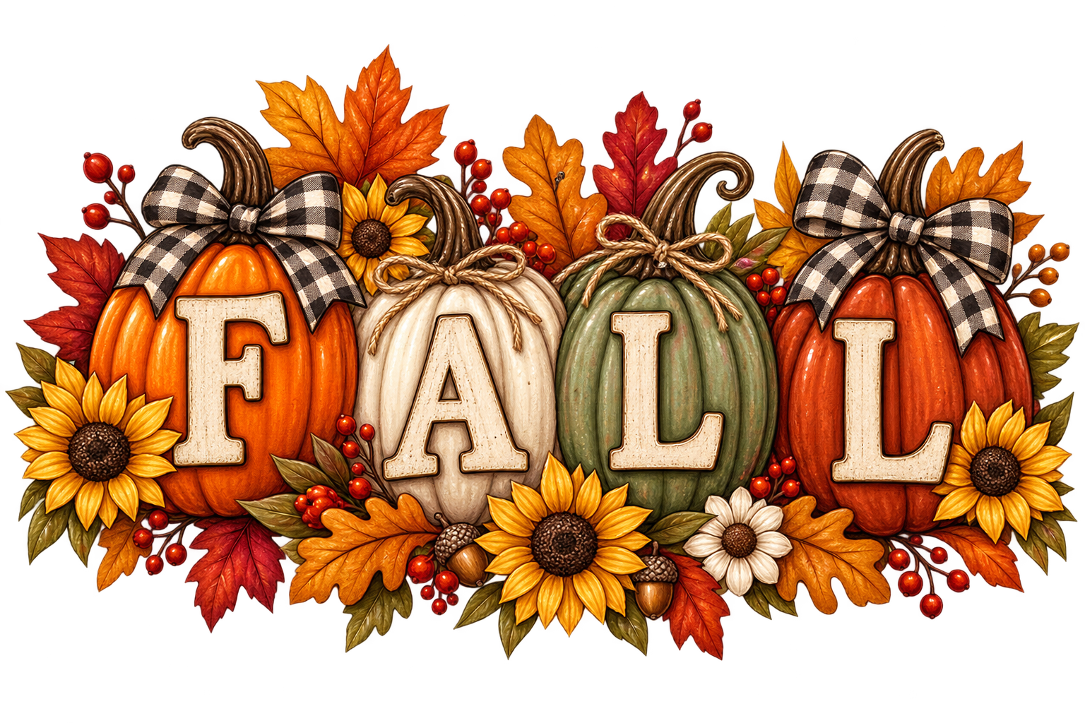 DTF Print - Pumpkin FALL