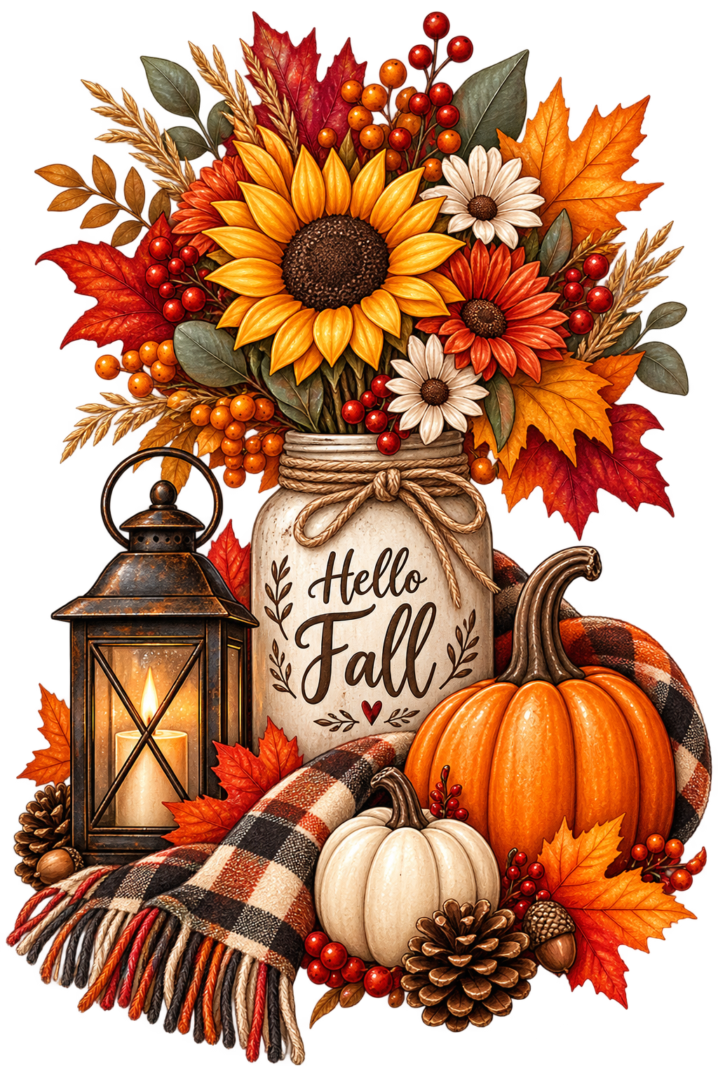 DTF Print - Hello Fall