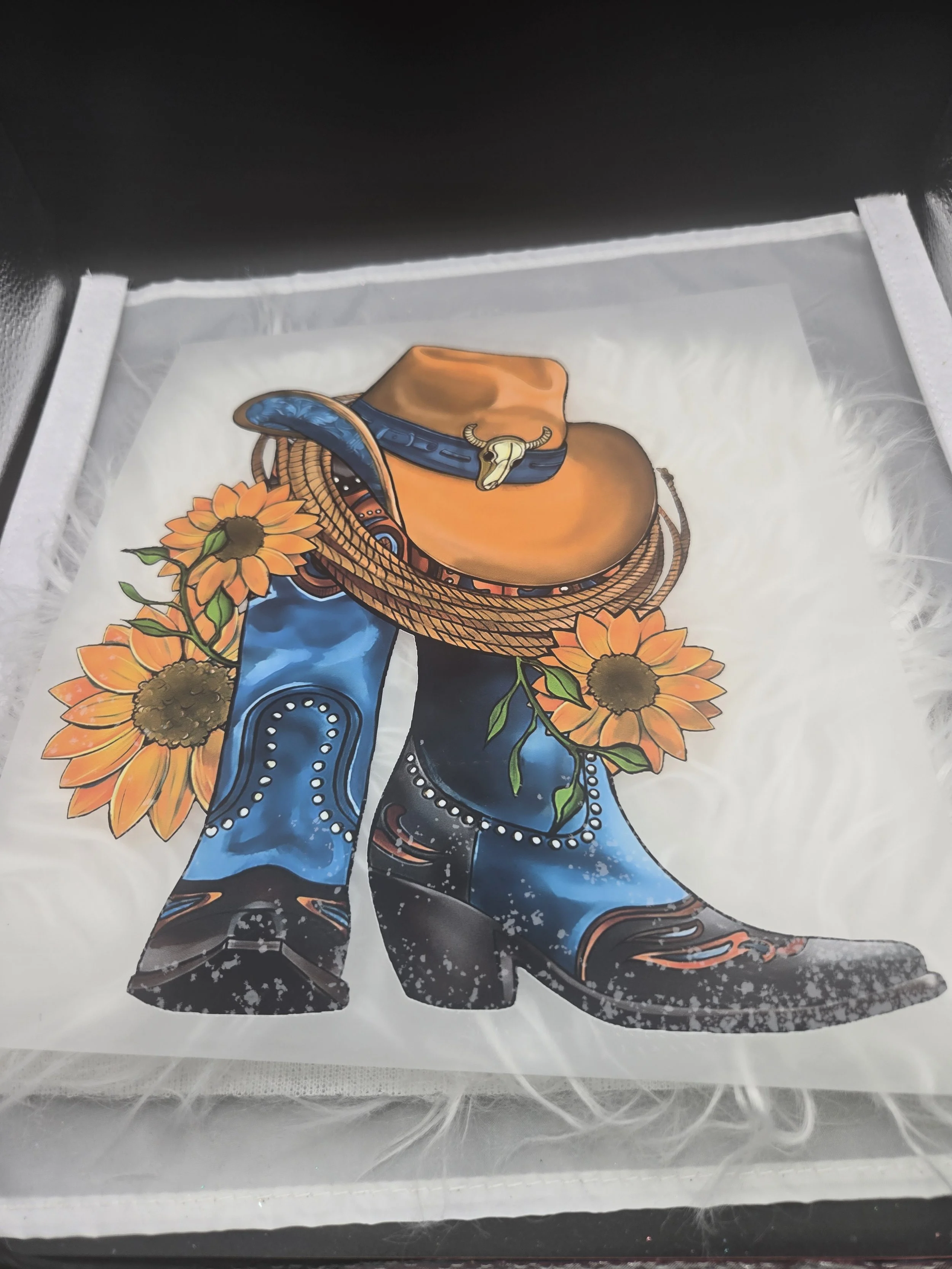 Boots/Hat/Rope/Sunflowers - 501