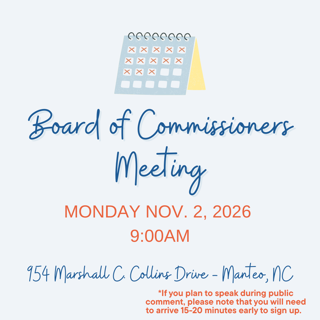 Dare Bd of Commissioners meeting (Nov)