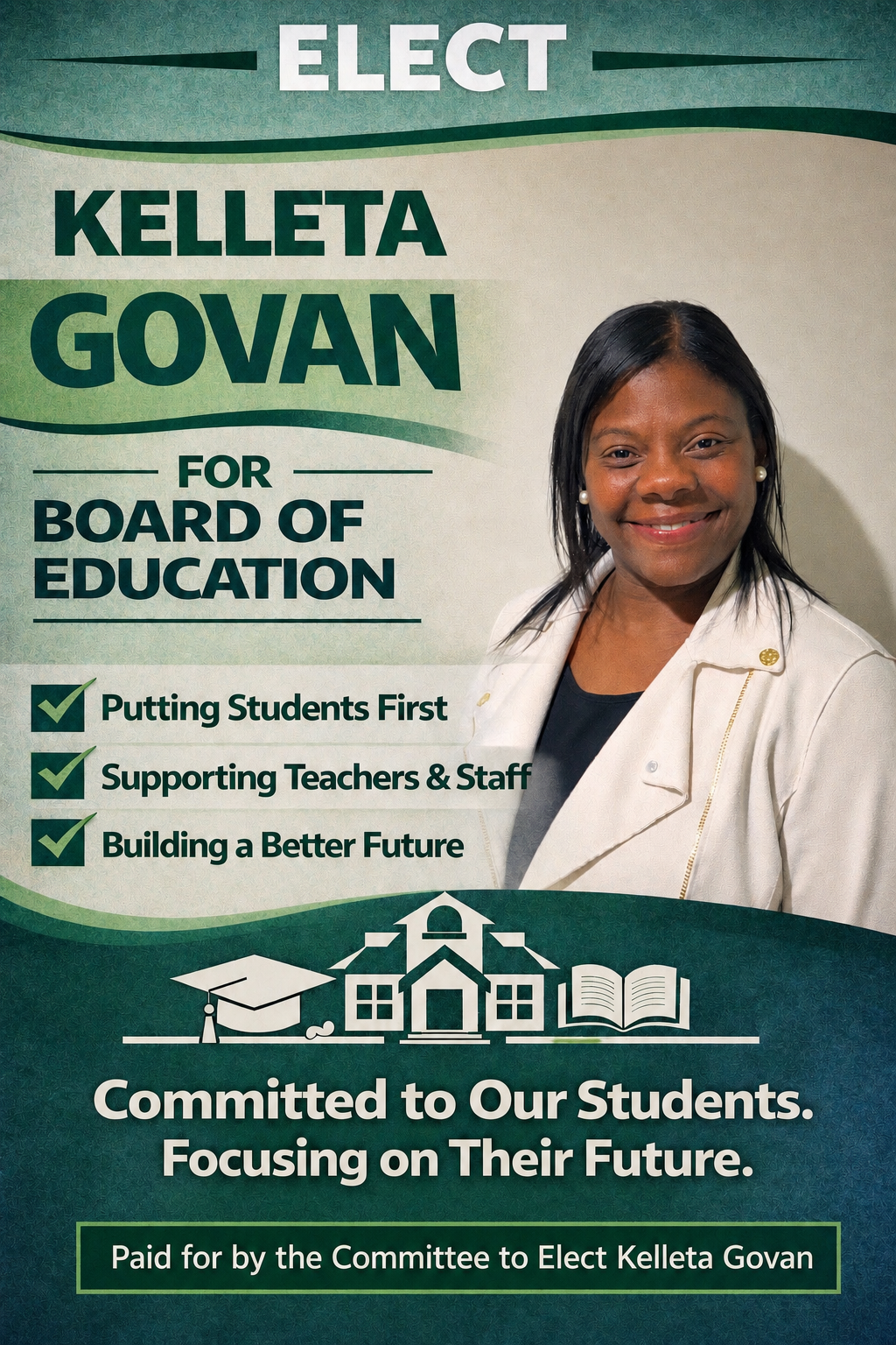 Campaign Kickoff for Kelleta Govan
